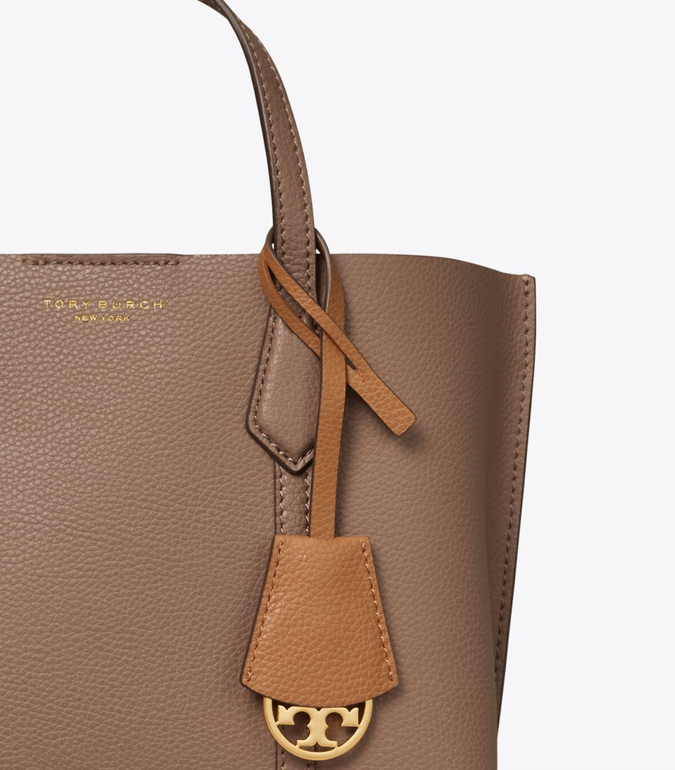 Tory Burch Small Perry Triple-compartment Tote Bag Clam Shell - Image 3