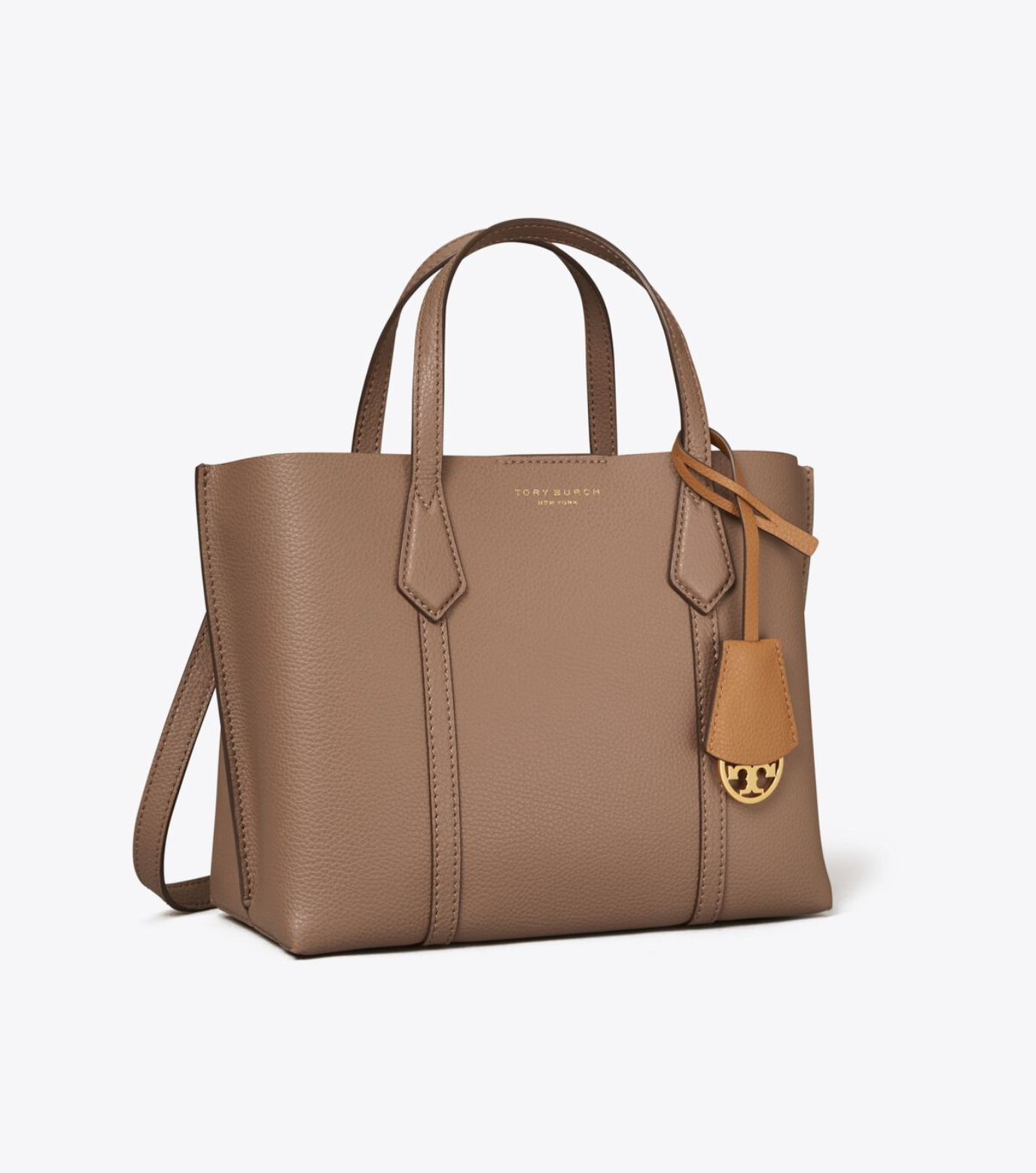 Tory Burch Small Perry Triple-compartment Tote Bag Clam Shell - Image 2