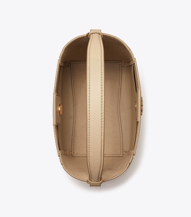 Tory Burch McGraw Small Bucket Bag Fresh Clay - Image 4