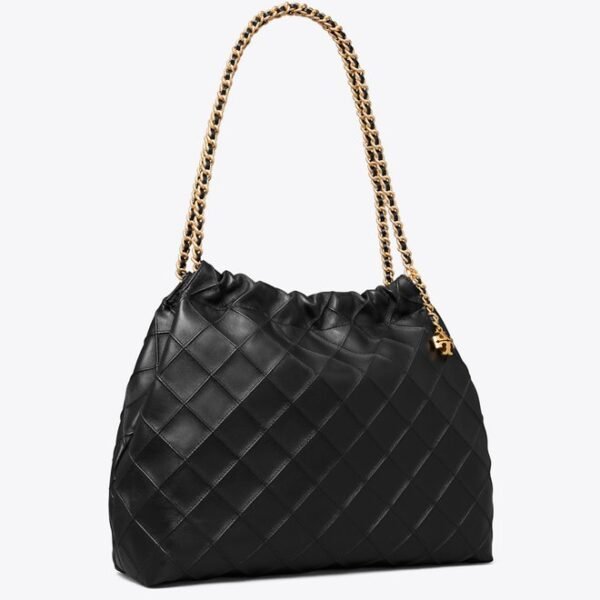 Tory Burch Fleming Hobo Black