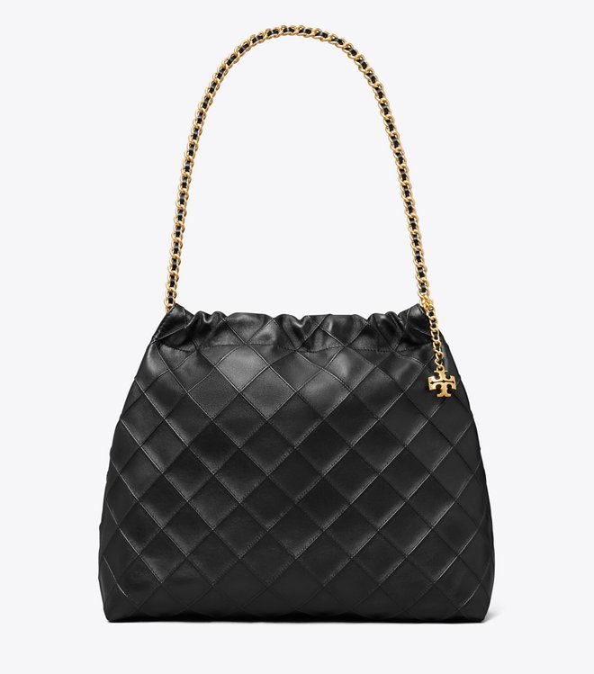 Tory Burch Fleming Hobo Black - Image 2