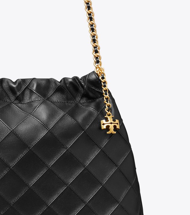 Tory Burch Fleming Hobo Black - Image 3