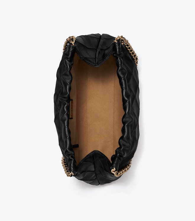 Tory Burch Fleming Hobo Black - Image 4