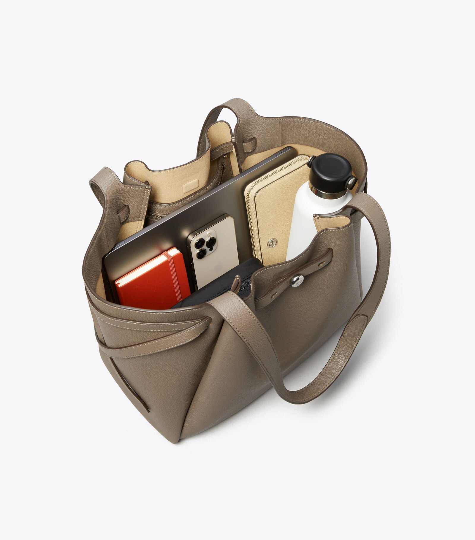 Tory Burch Romy Tote Wild Mushroom - Image 3