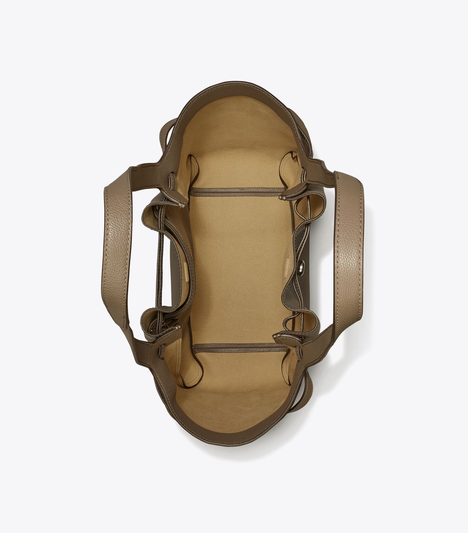 Tory Burch Romy Tote Wild Mushroom - Image 6