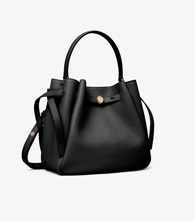 Tory Burch Romy Bucket Bag Black