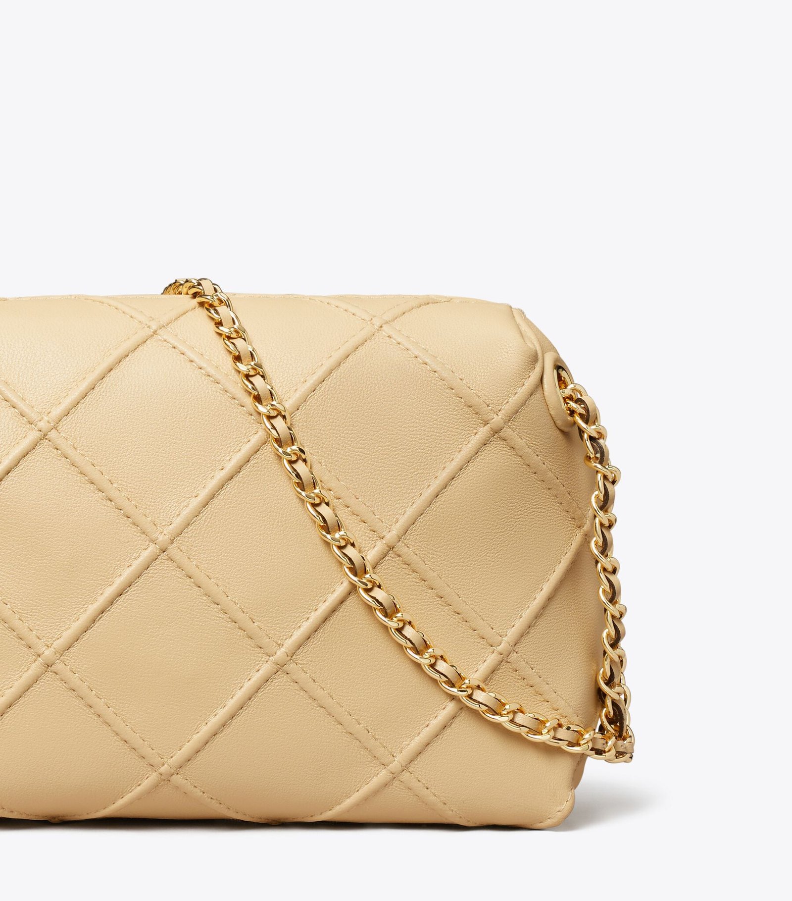 Tory Burch Fleming Soft Crossbody Bag Vanilla Soft Serve - Image 4