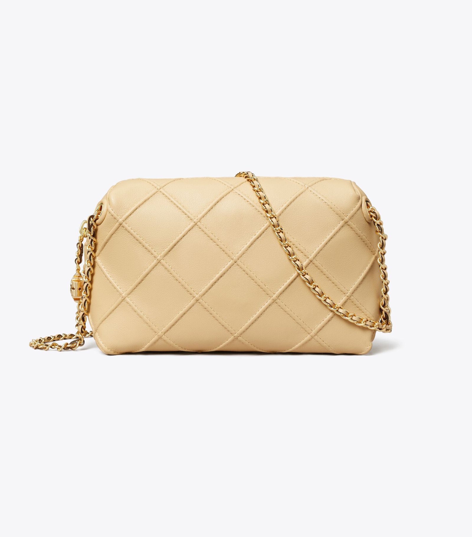 Tory Burch Fleming Soft Crossbody Bag Vanilla Soft Serve - Image 3