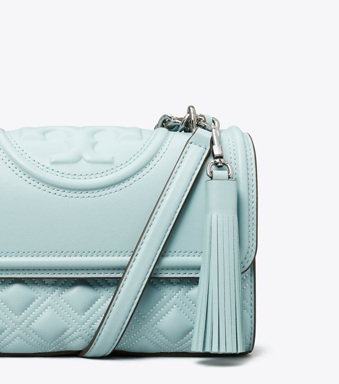 Tory Burch Fleming Small Convertible Shoulder Bag Mist - Image 3