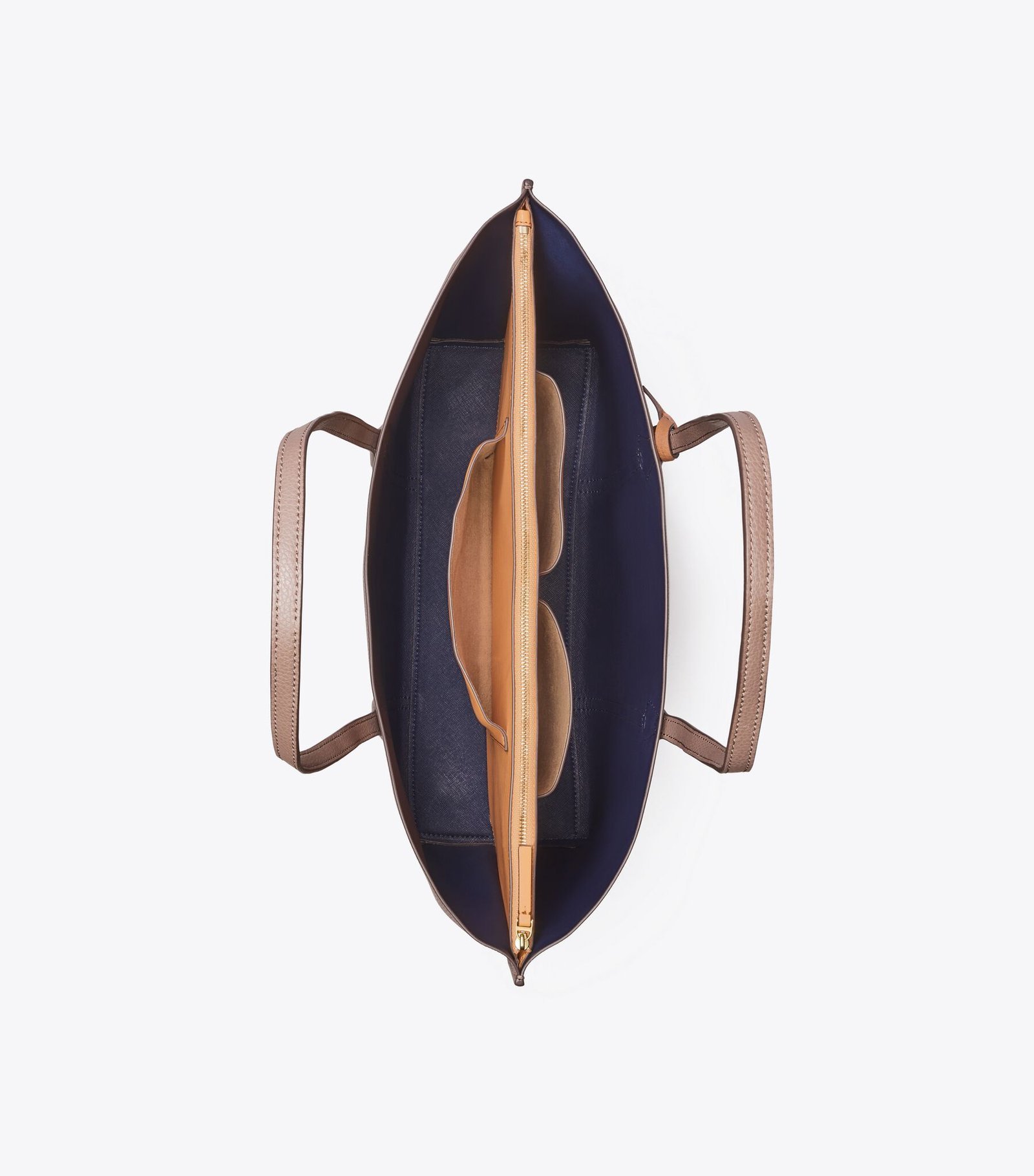 Tory Burch Perry Triple-compartment Tote Bag Clam Shell - Image 4