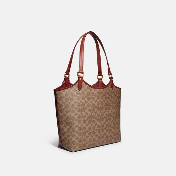 Coach Day Tote in Signature Canvas - Image 2