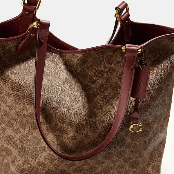 Coach Day Tote in Signature Canvas - Image 7
