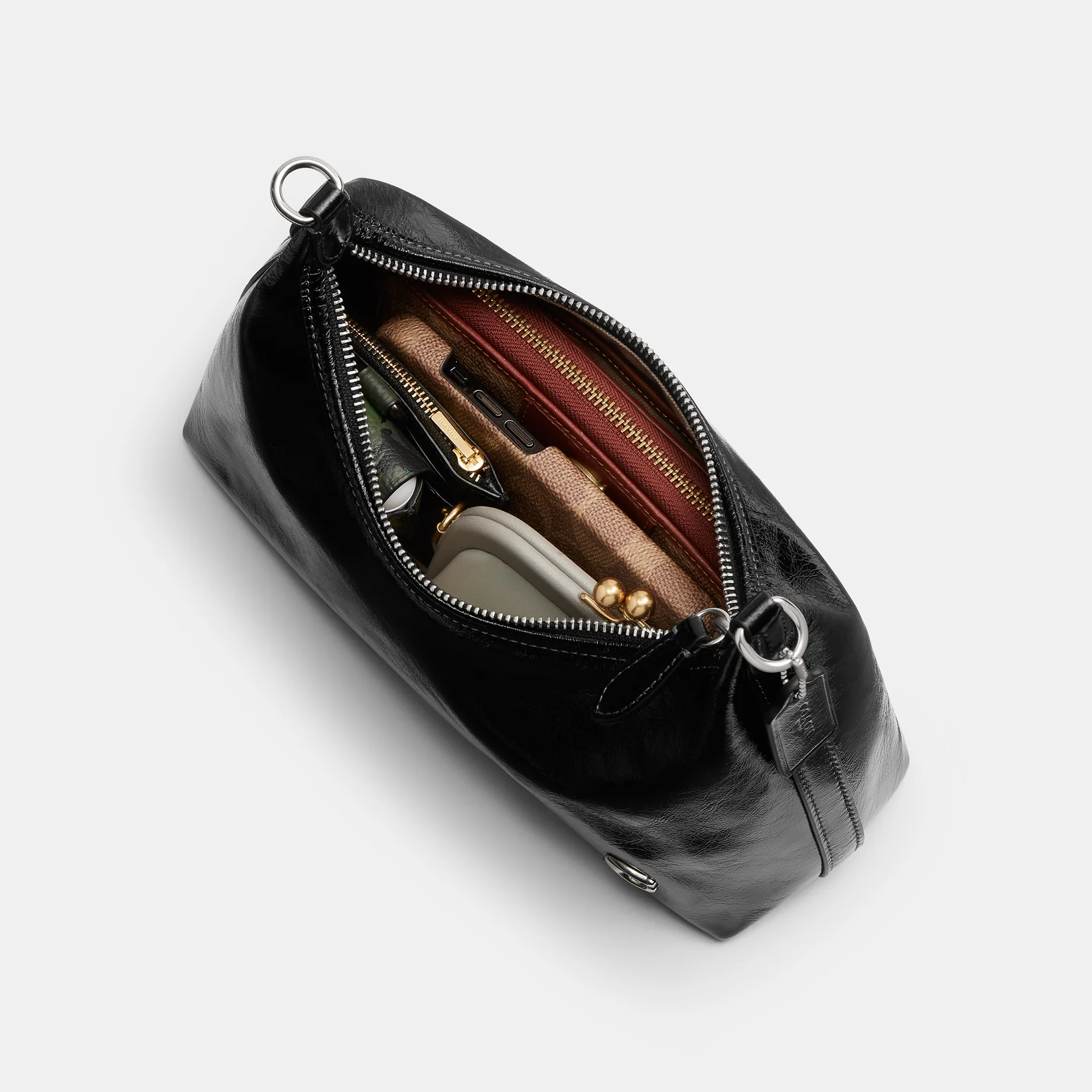 Coach Juliet Shoulder Bag 25 Black Glaze - Image 3