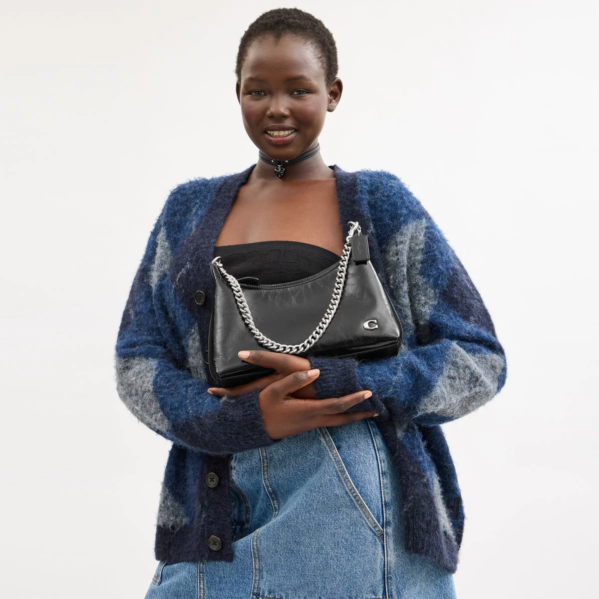 Coach Juliet Shoulder Bag 25 Black Glaze - Image 8