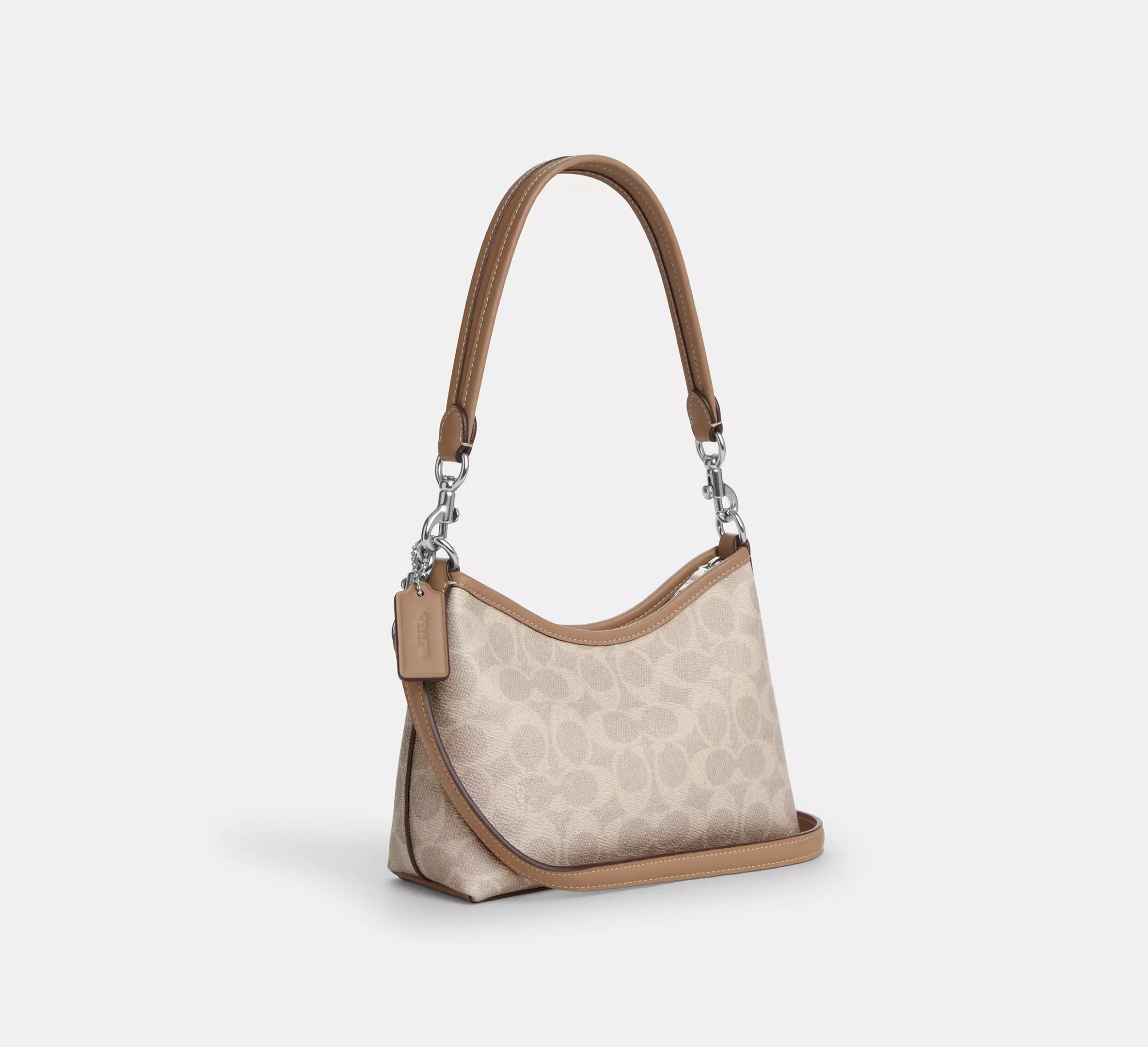 Coach Laurel Small Shoulder Bag In Signature Canvas - Image 5