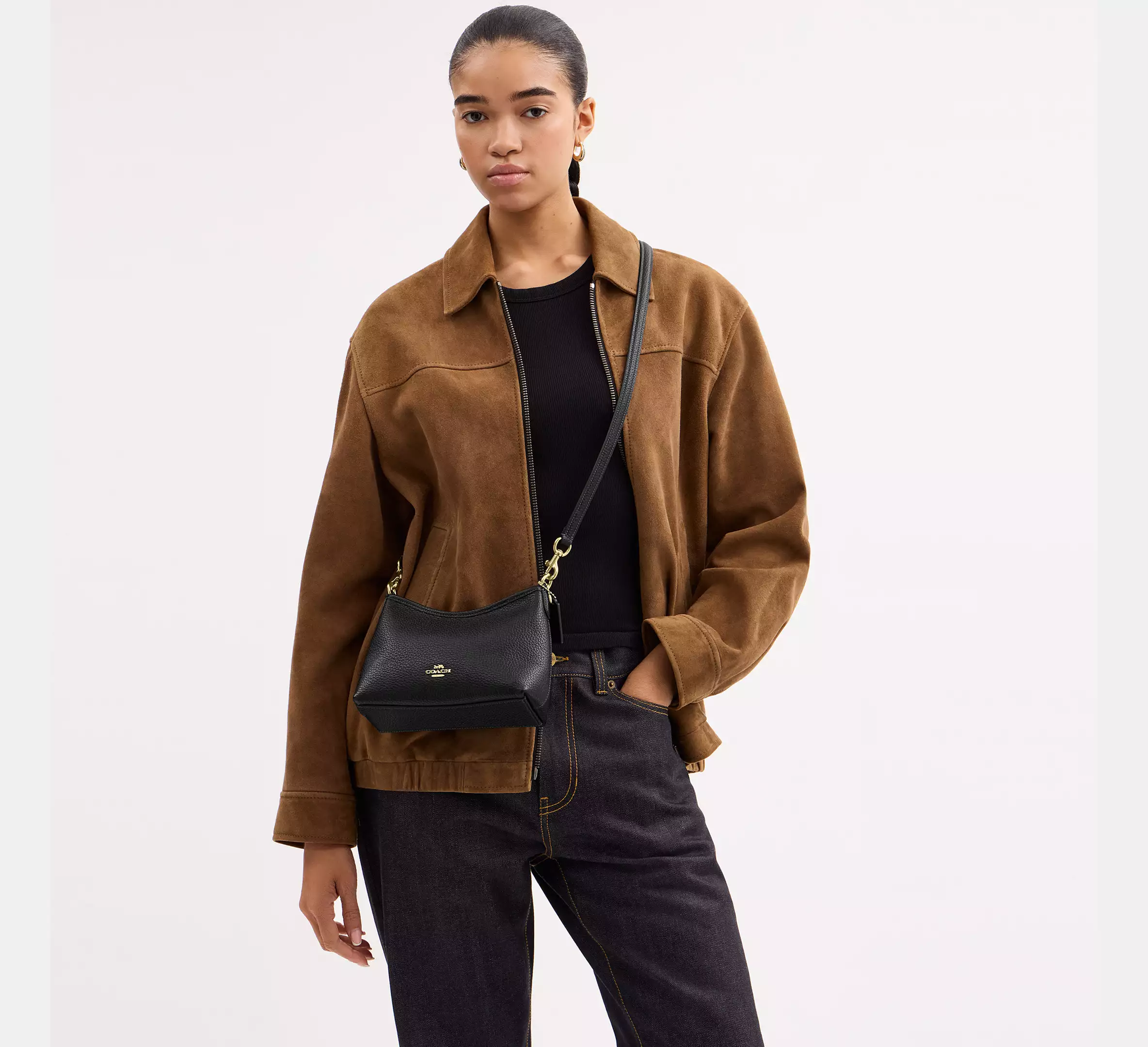 Coach Laurel Small Shoulder Bag Black - Image 2