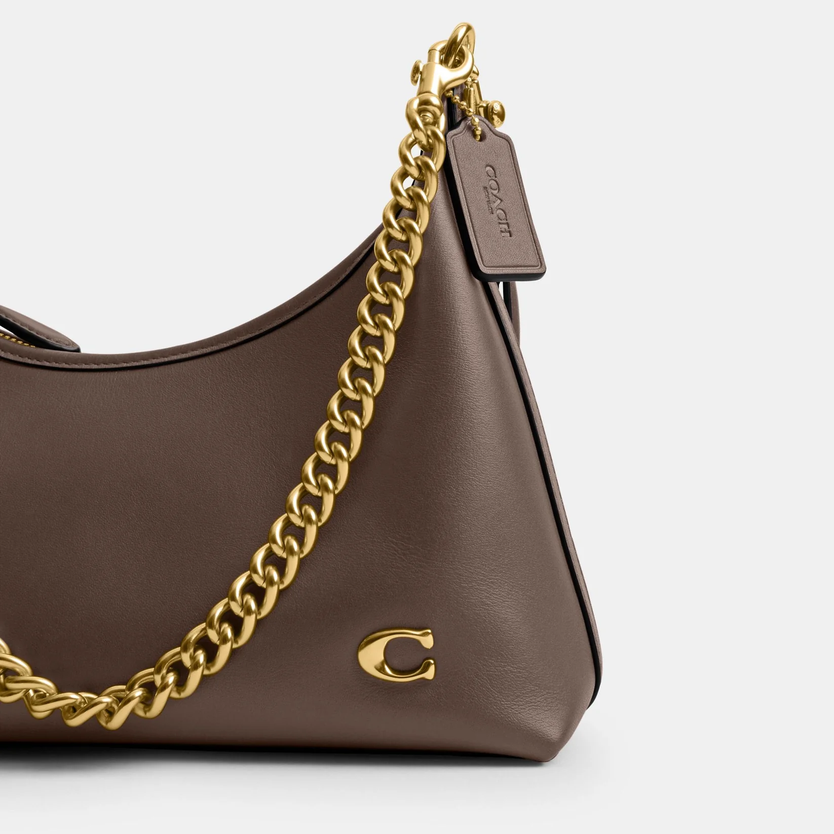 Coach Juliet Shoulder Bag 25 Dark Stone - Image 4