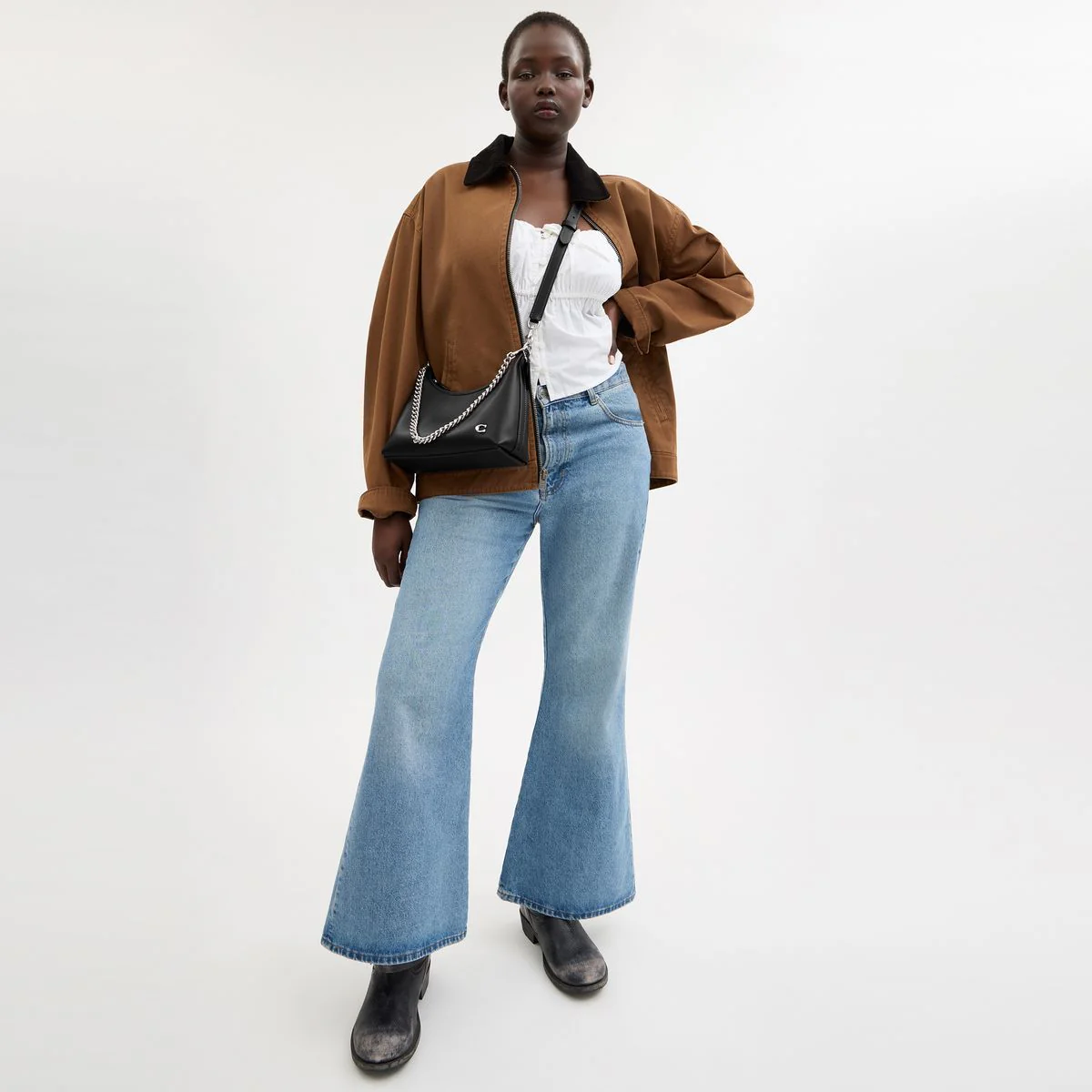 Coach Juliet Shoulder Bag 25 Black - Image 7