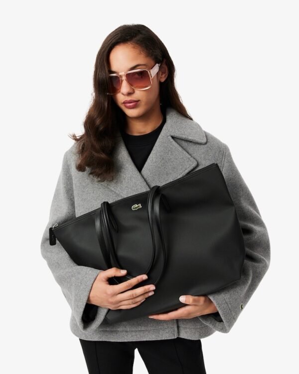 Lacoste Large L.12.12 Concept Tote Black - Image 4