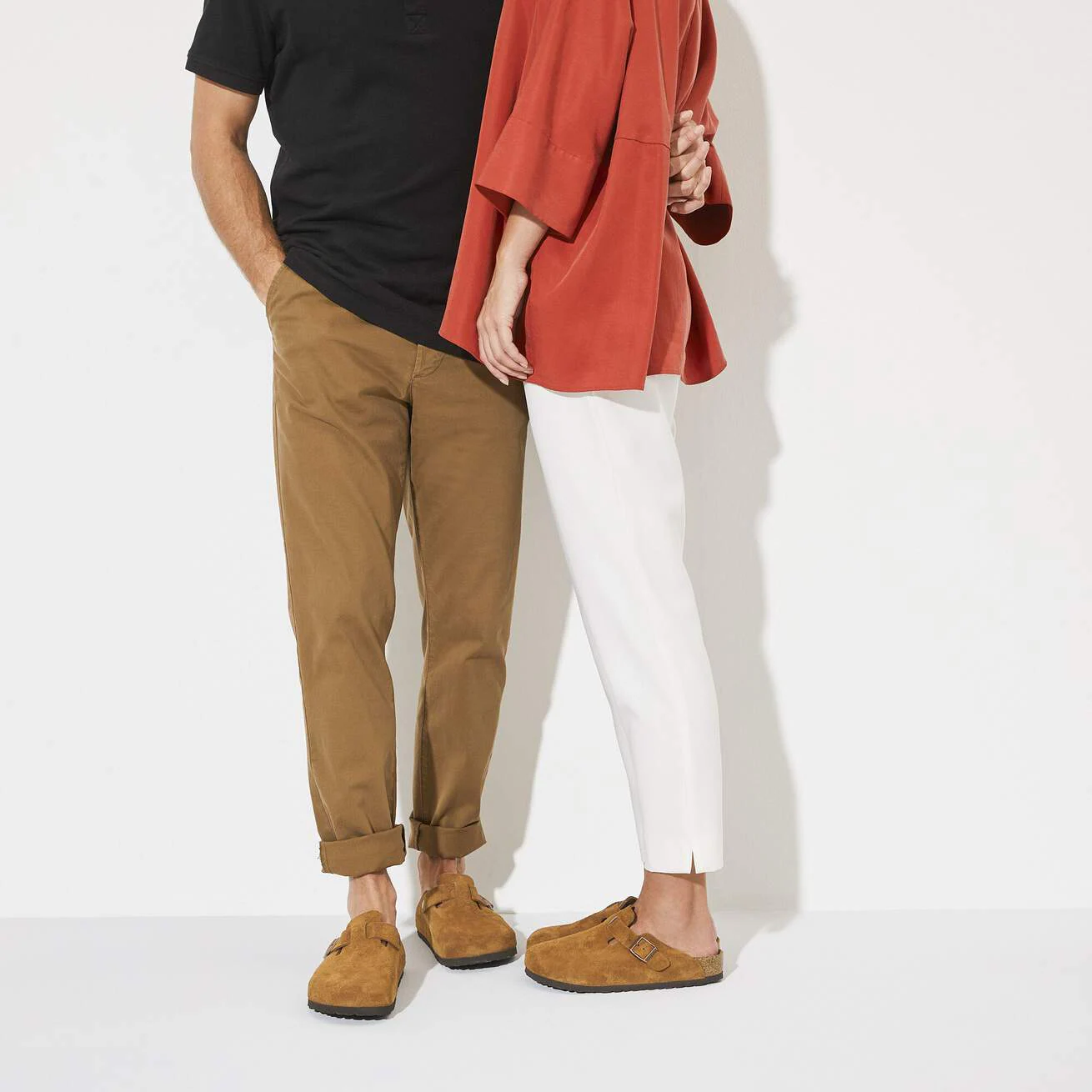 BIRKENSTOCK Boston Soft Footbed Suede Leather Mink - Image 4