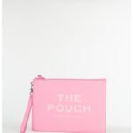 MARC JACOBS The Large Leather Pouch Ribbon Pink