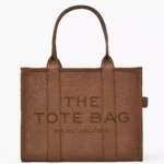 THE Marc Jacobs LEATHER LARGE TOTE BAG Argan Oil