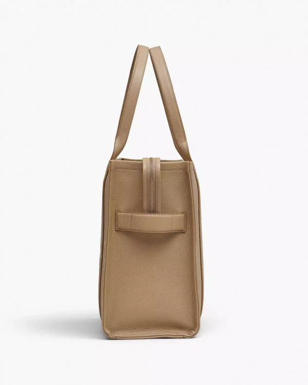 THE Marc Jacobs LEATHER LARGE TOTE BAG Camel - Image 6