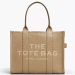 THE Marc Jacobs LEATHER LARGE TOTE BAG Camel
