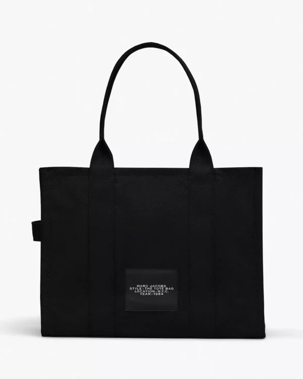 THE Marc Jacobs CANVAS LARGE TOTE BAG Black - Image 3