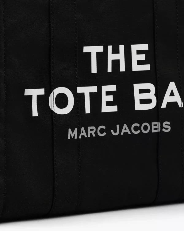 THE Marc Jacobs CANVAS LARGE TOTE BAG Black - Image 5