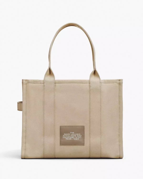 THE Marc Jacobs CANVAS LARGE TOTE BAG Beige - Image 3