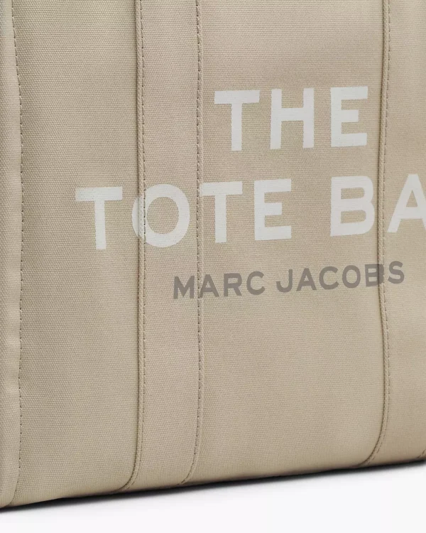 THE Marc Jacobs CANVAS LARGE TOTE BAG Beige - Image 5