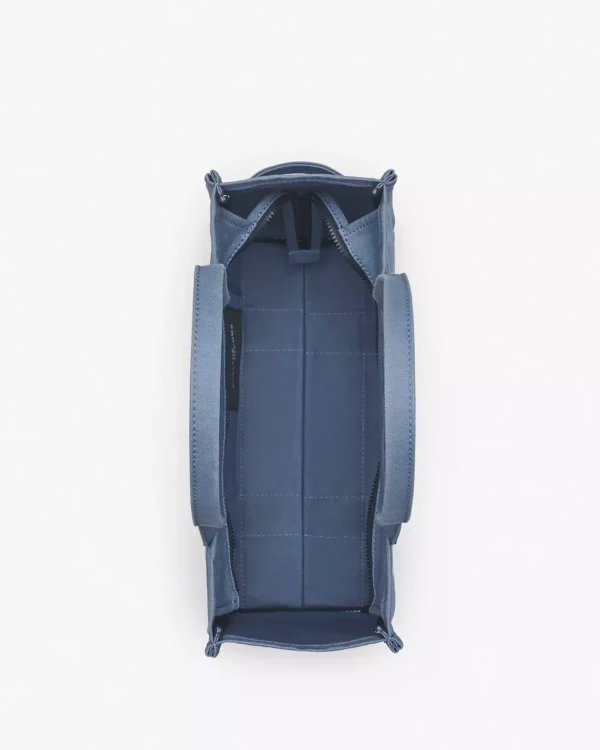 THE Marc Jacobs CANVAS LARGE TOTE BAG Blue Shadow - Image 4