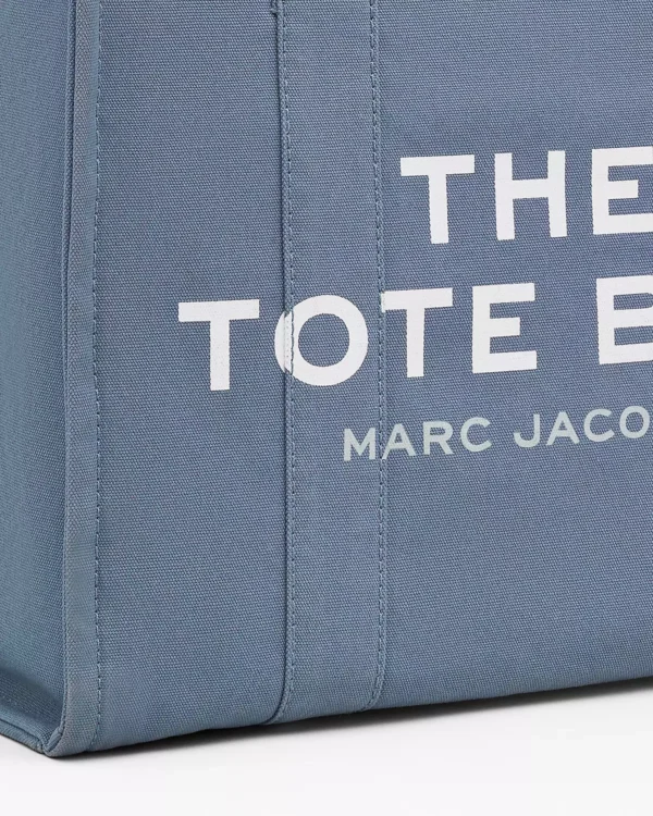 THE Marc Jacobs CANVAS LARGE TOTE BAG Blue Shadow - Image 6
