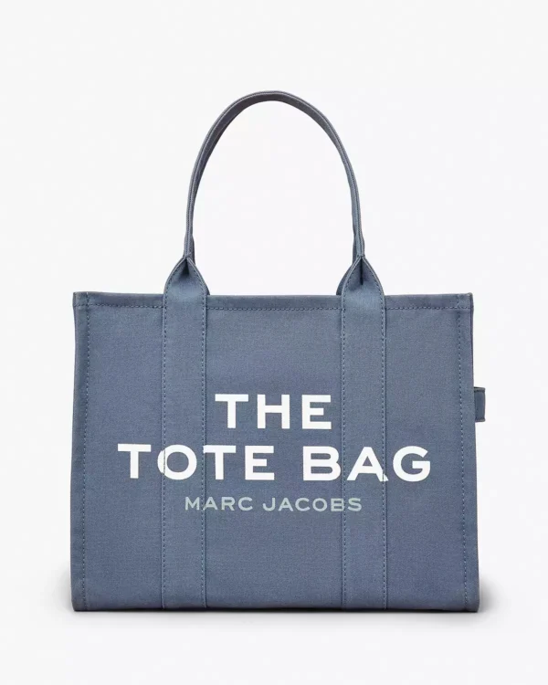 THE Marc Jacobs CANVAS LARGE TOTE BAG Blue Shadow