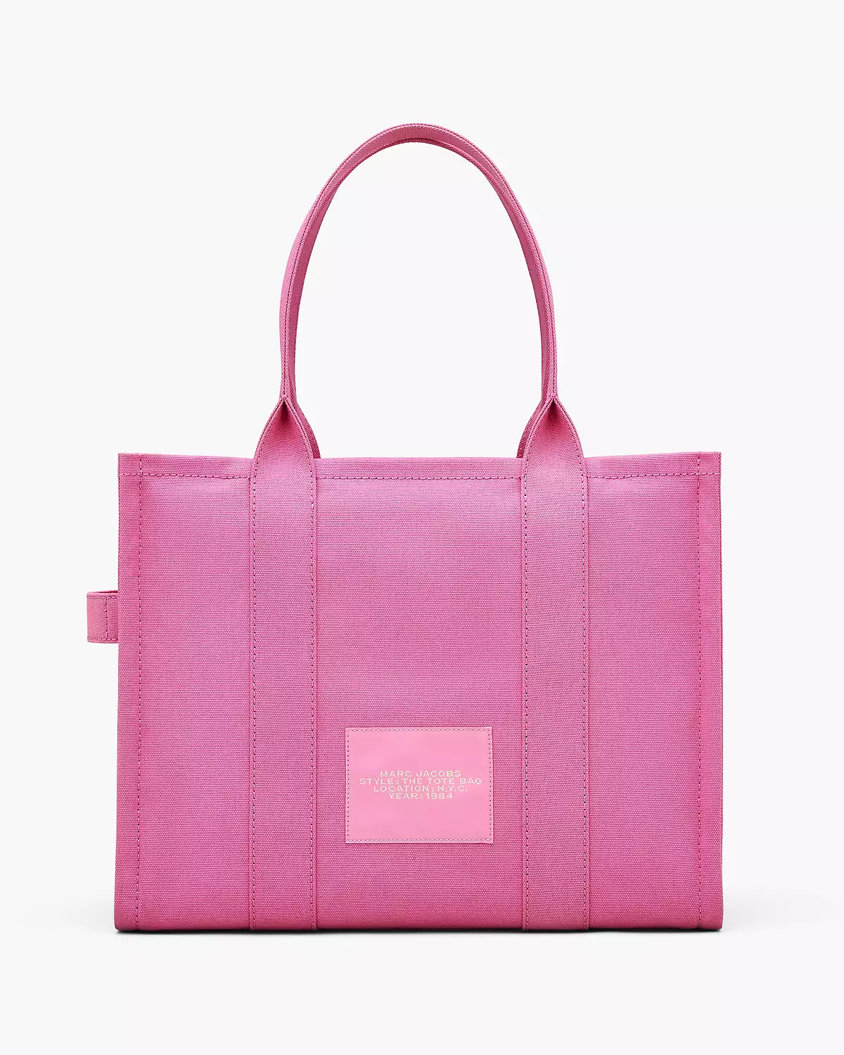 THE Marc Jacobs CANVAS LARGE TOTE BAG Bow Pink - Image 3
