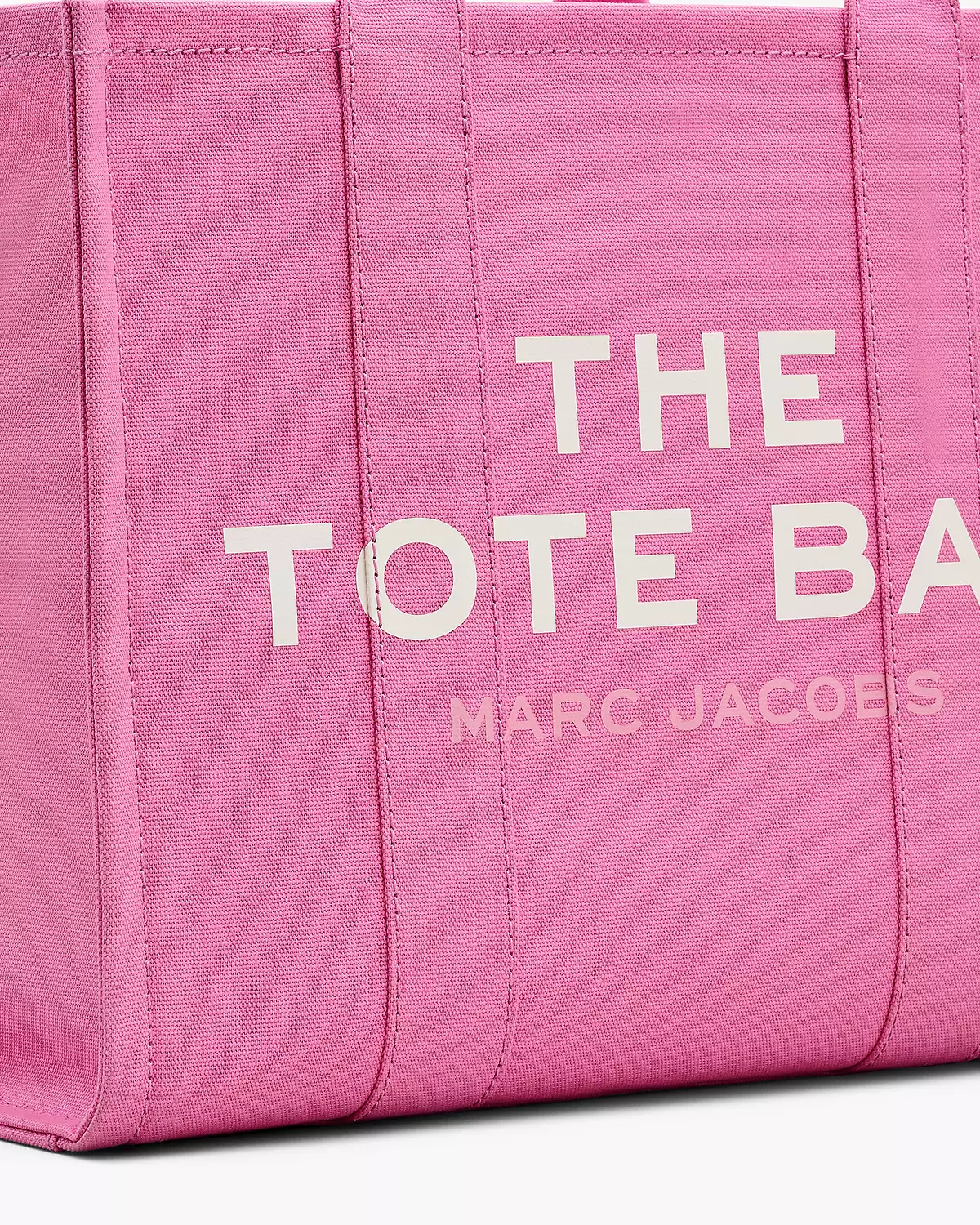 THE Marc Jacobs CANVAS LARGE TOTE BAG Bow Pink - Image 4