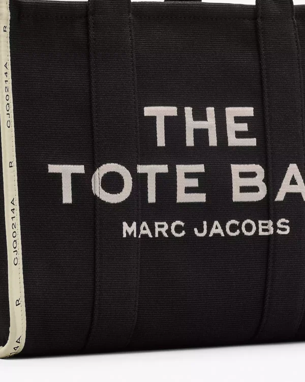 THE Marc Jacobs JACQUARD LARGE TOTE BAG Black - Image 4