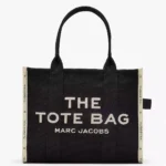 THE Marc Jacobs JACQUARD LARGE TOTE BAG Black