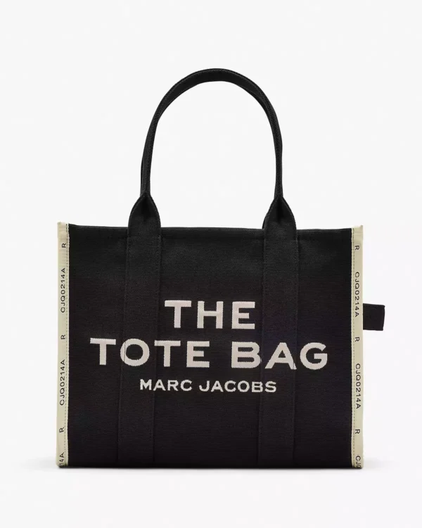 THE Marc Jacobs JACQUARD LARGE TOTE BAG Black