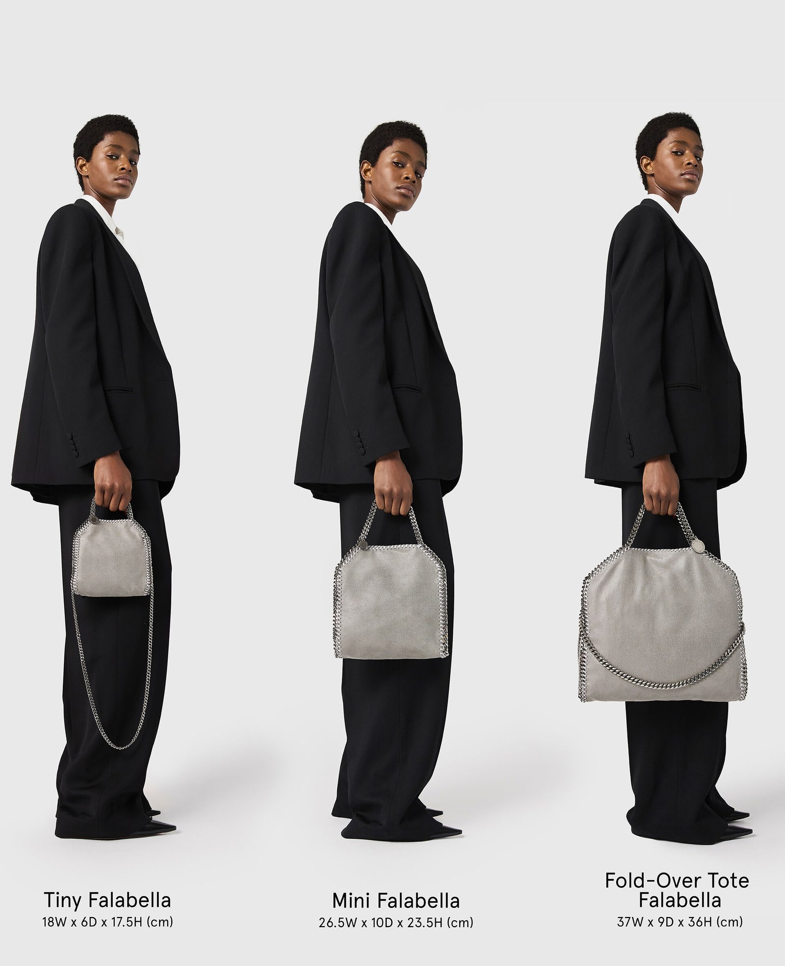 Stella McCartney Falabella Tiny Tote Bag Black Gold - Image 7