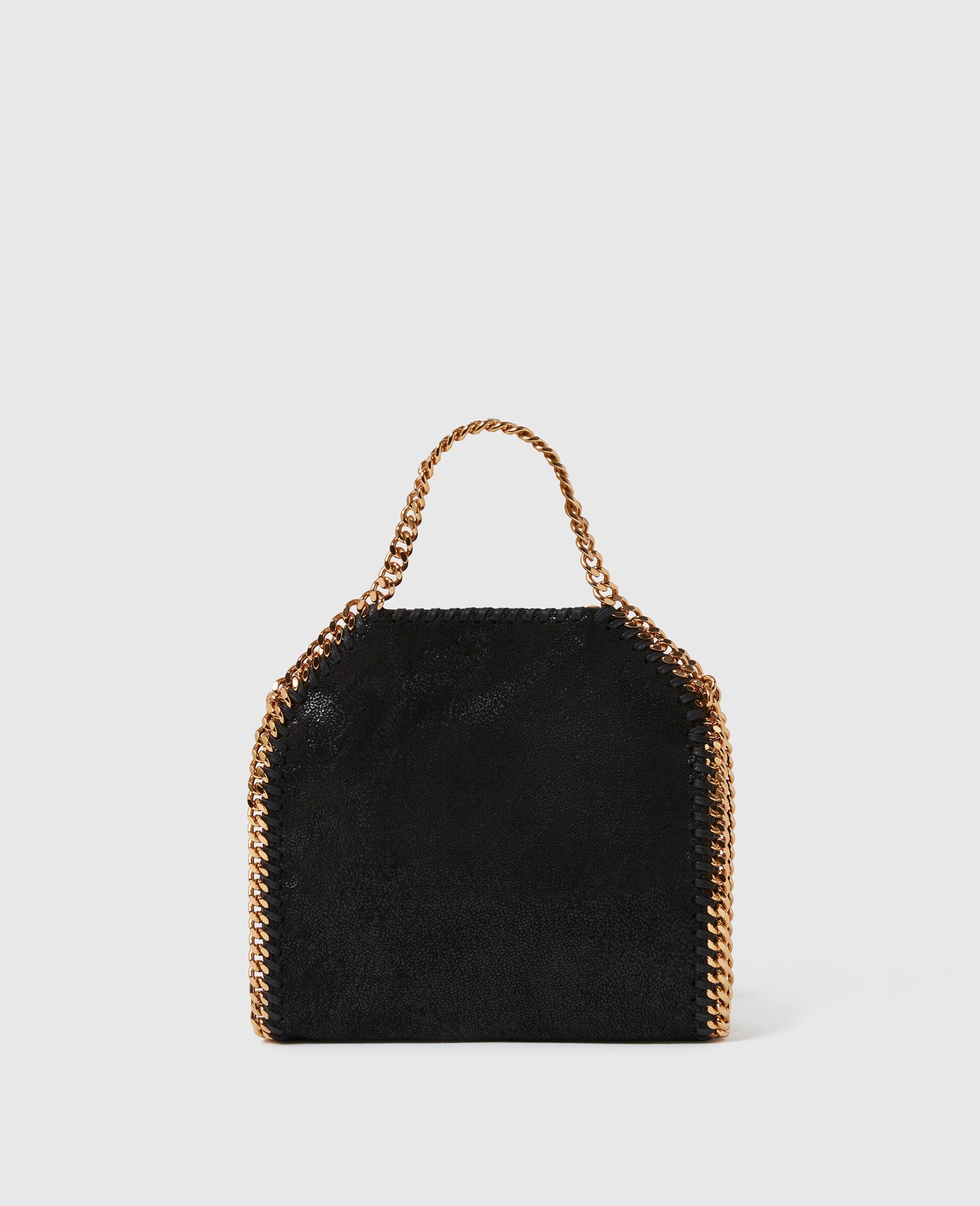 Stella McCartney Falabella Tiny Tote Bag Black Gold - Image 4