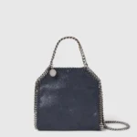 Stella McCartney Falabella Tiny Tote Bag Black Midnight