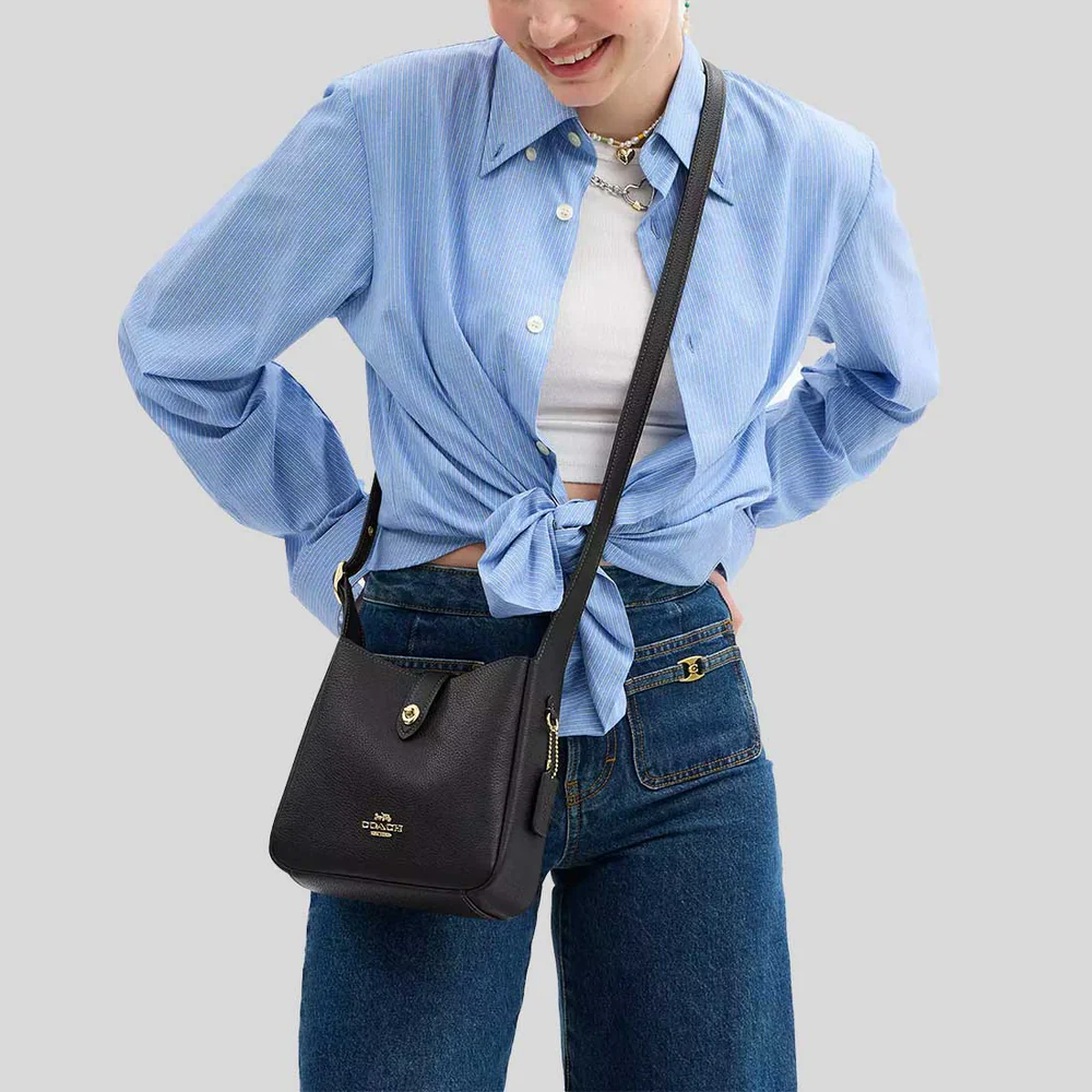 COACH Hadley Mini Crossbody Bag Black - Image 2