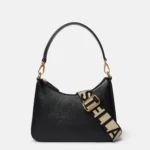 Stella McCartney Logo Crossbody Shoulder Bag Black