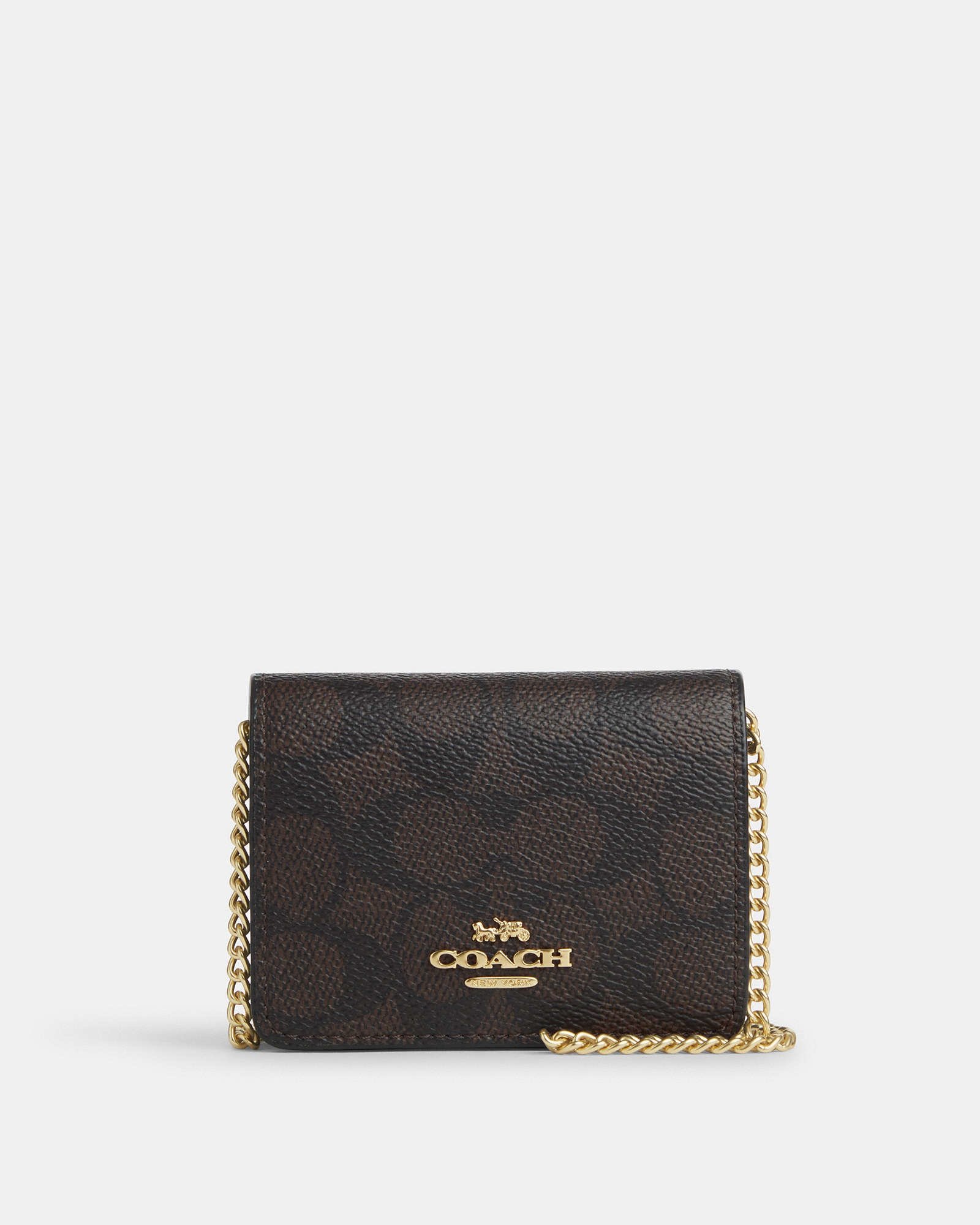 Coach Mini Wallet On A Chain