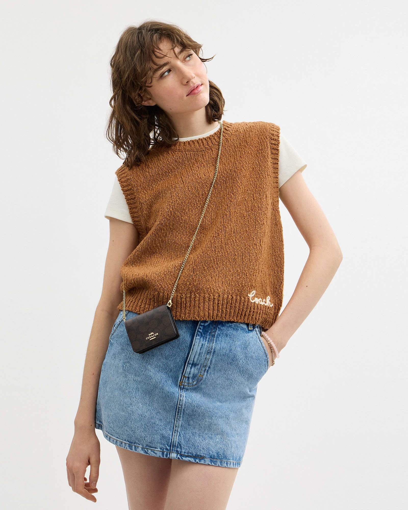 Coach Mini Wallet On A Chain - Image 2