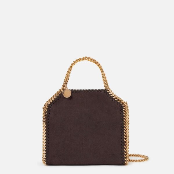 Stella McCartney Falabella Tiny Tote Bag Brown