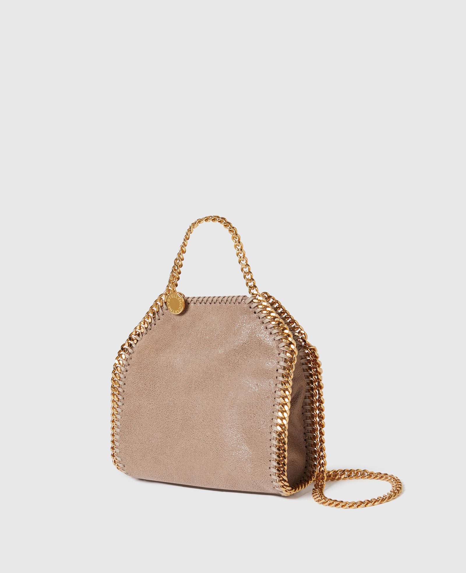 Stella McCartney Falabella Tiny Tote Bag Black Moss - Image 2