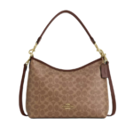 Coach Laurel Shoulder Bag In Signature Canvas Tan Brown